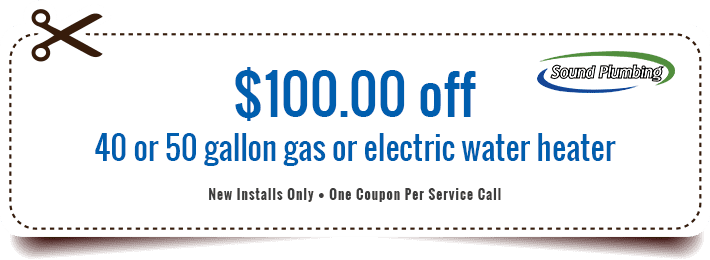 $100 off water heater coupon
